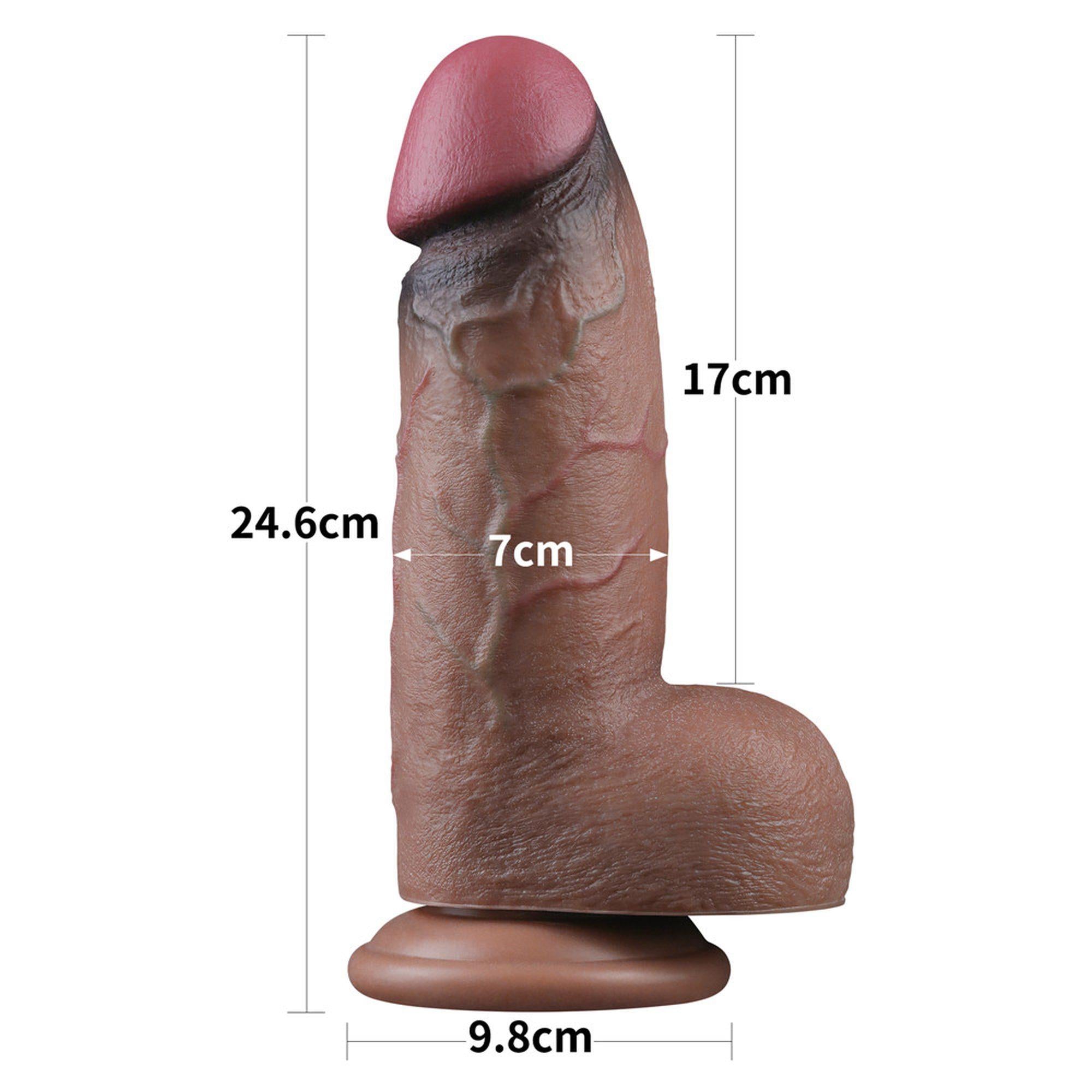 9.5″″ Dual Layered Silicone Cock XXL