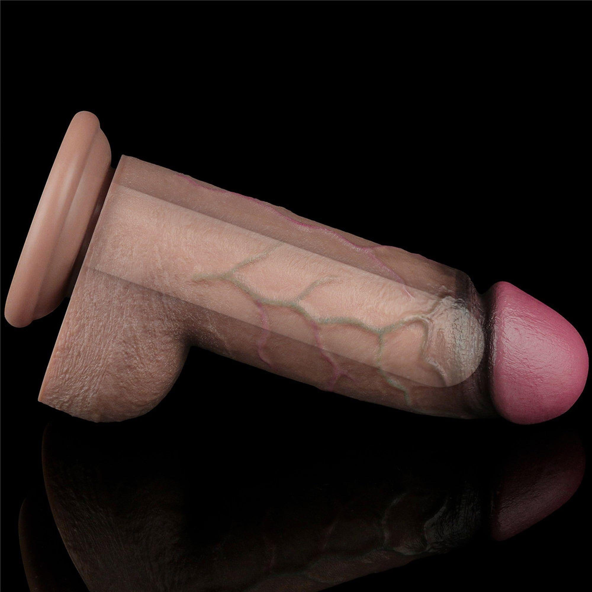 9.5″″ Dual Layered Silicone Cock XXL