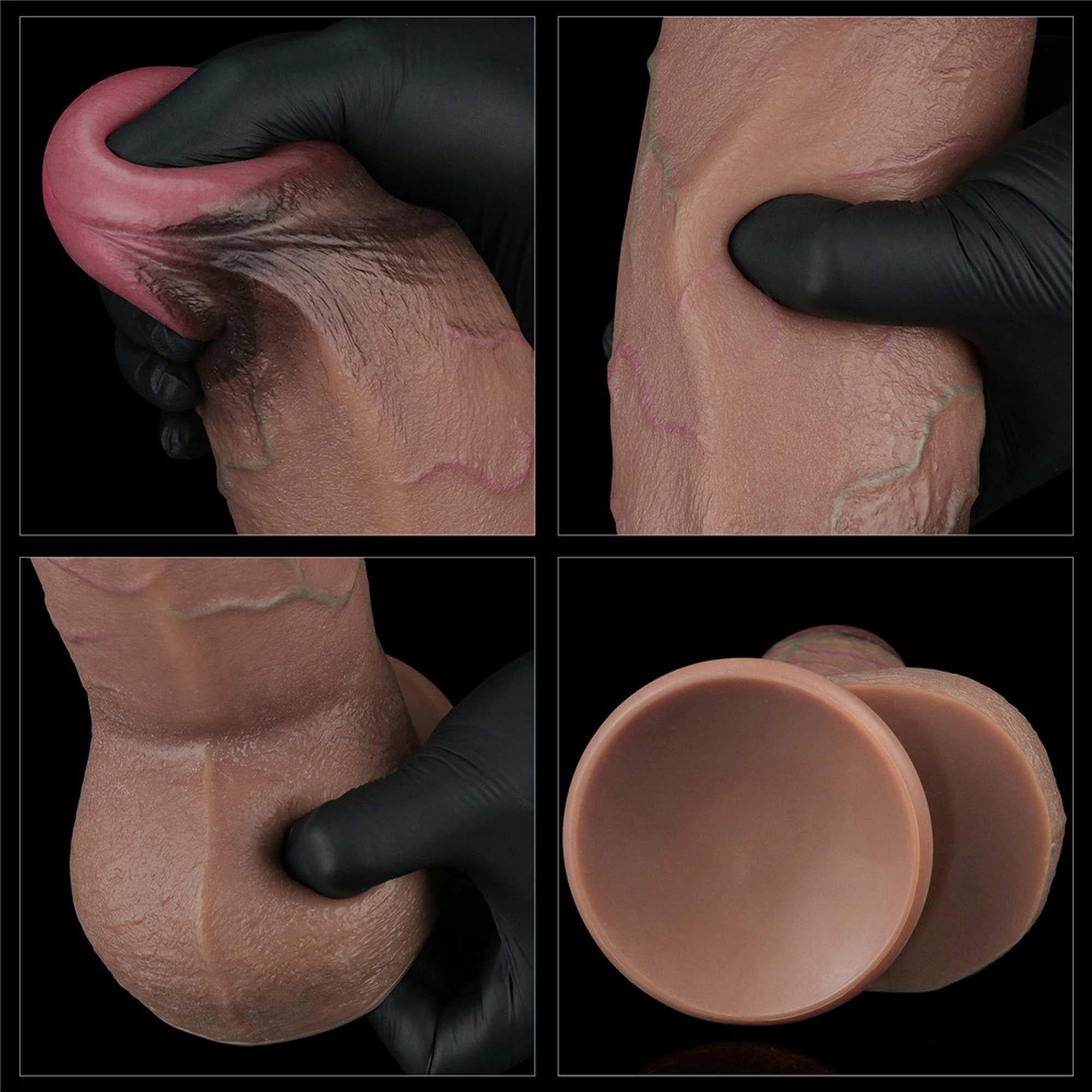 9.5″″ Dual Layered Silicone Cock XXL