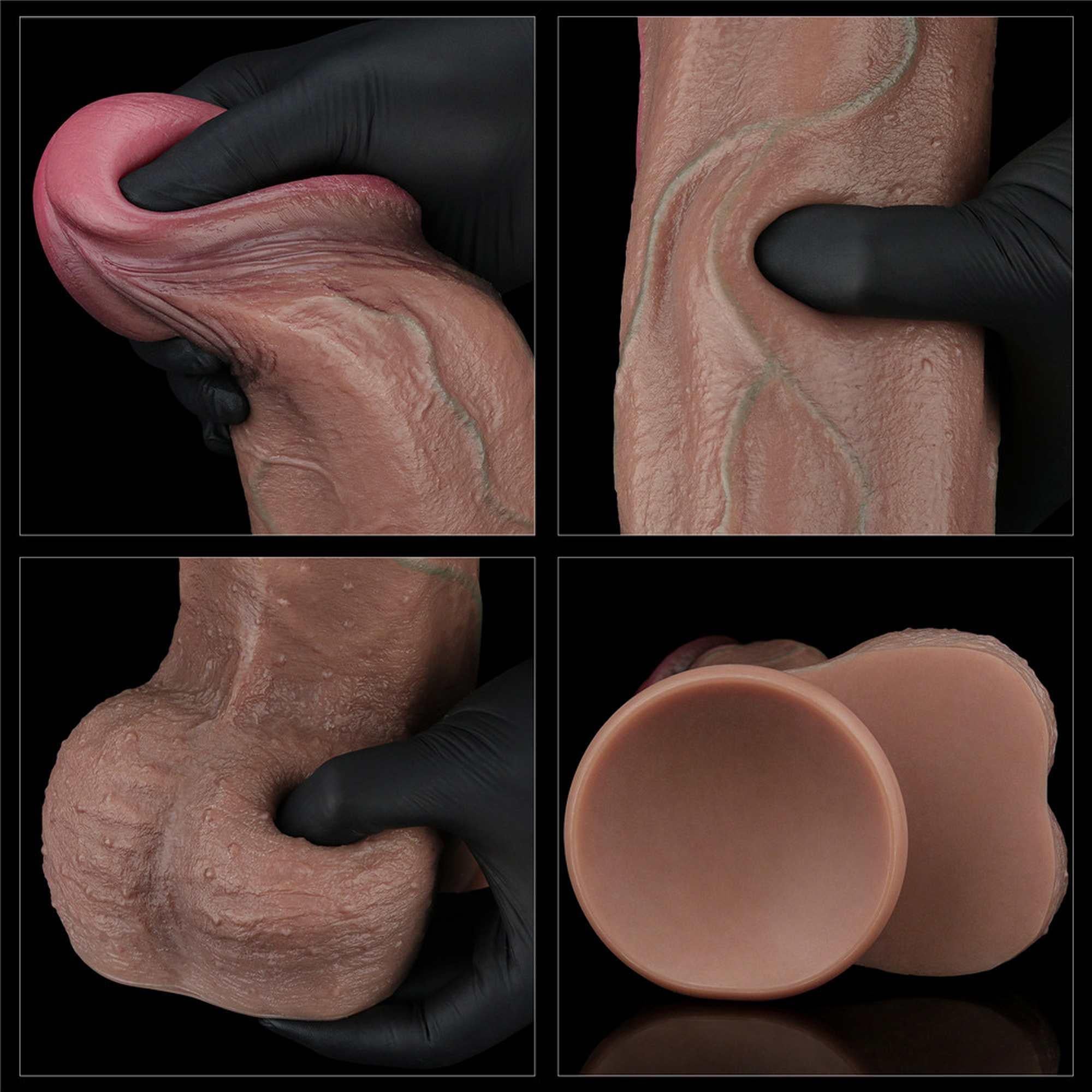 13″″ Dual Layered Silicone Cock XXL