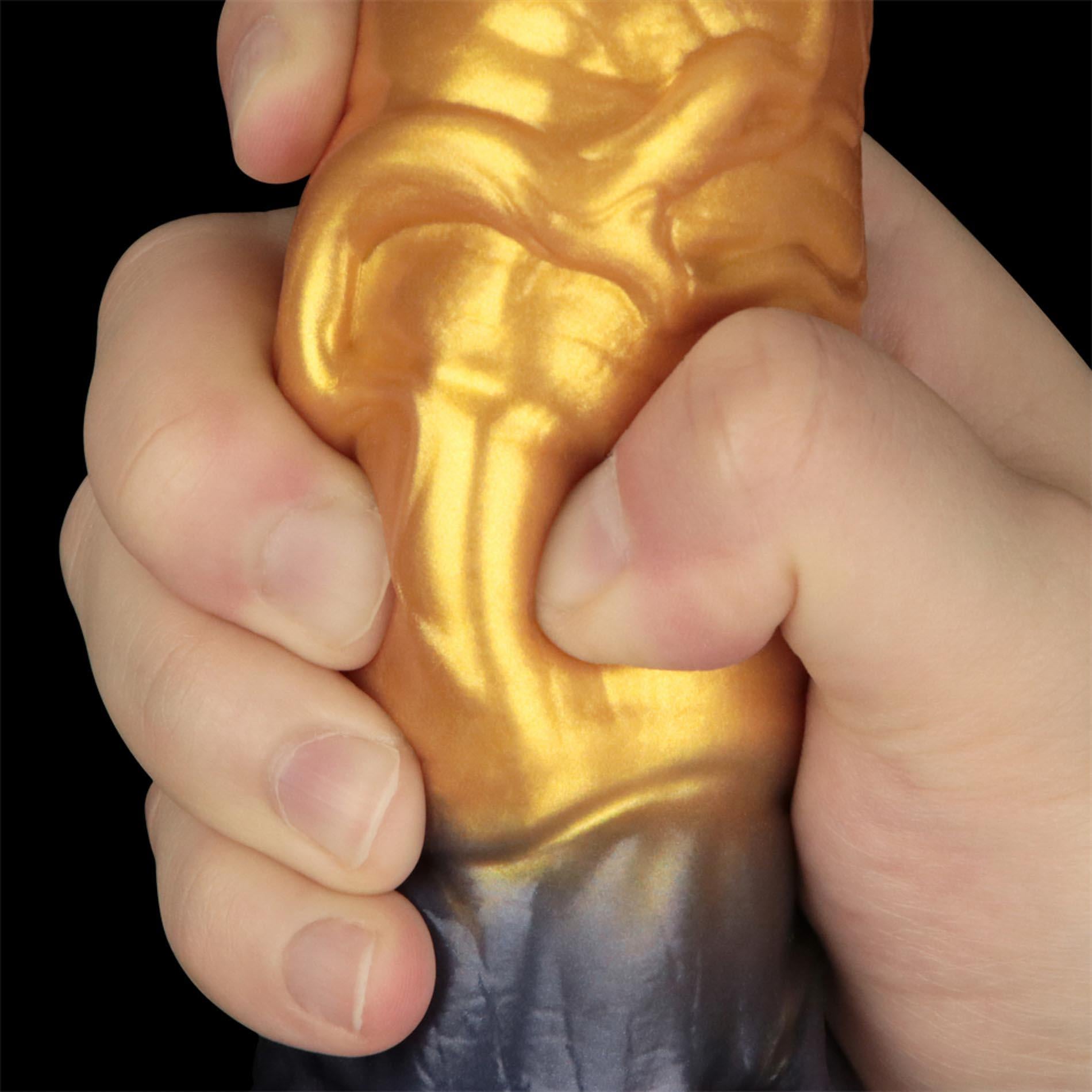 7.5'' Dual Density Silicone Inflatable Dildo