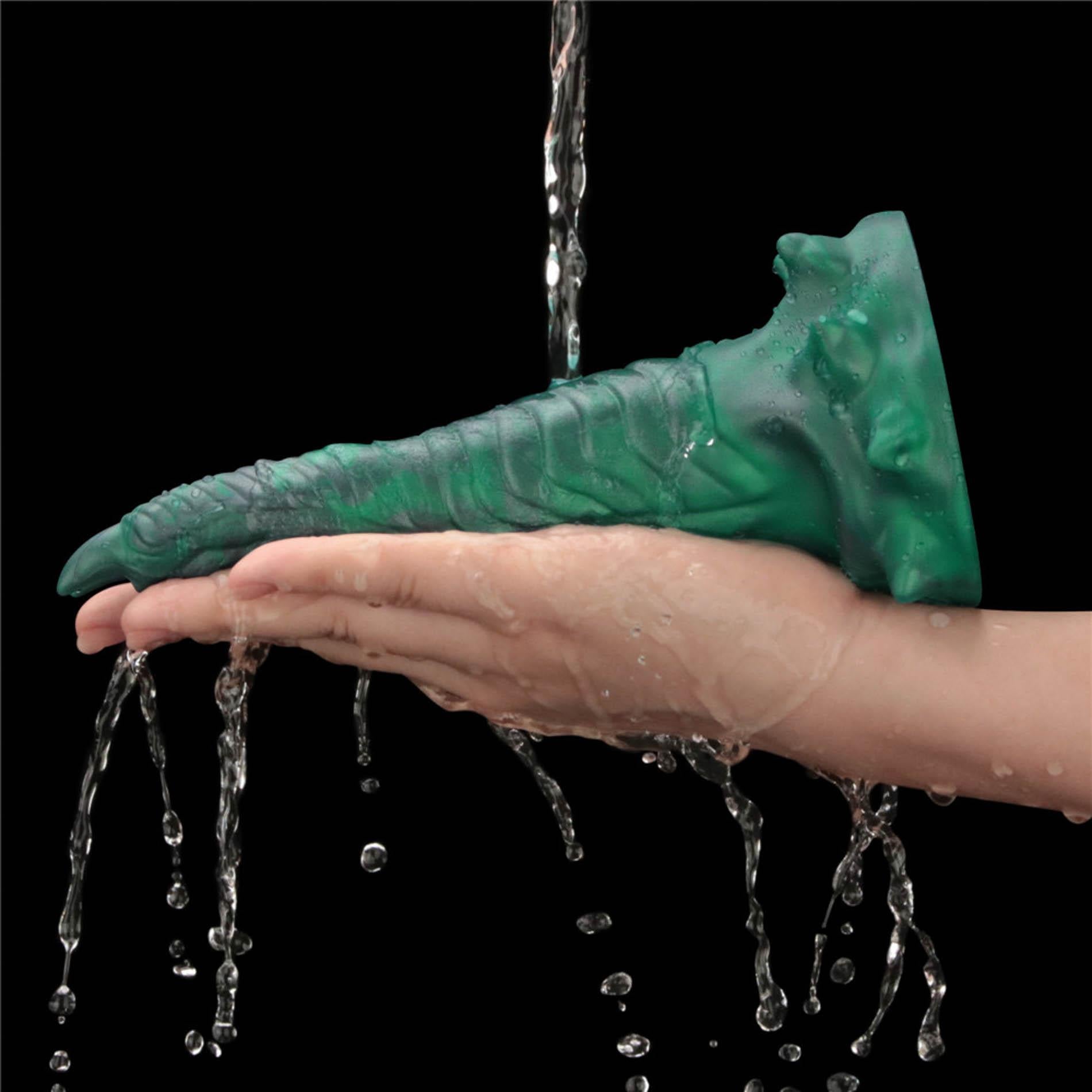 Savage Charm Double-Claw Vibrating Silicone Dildo