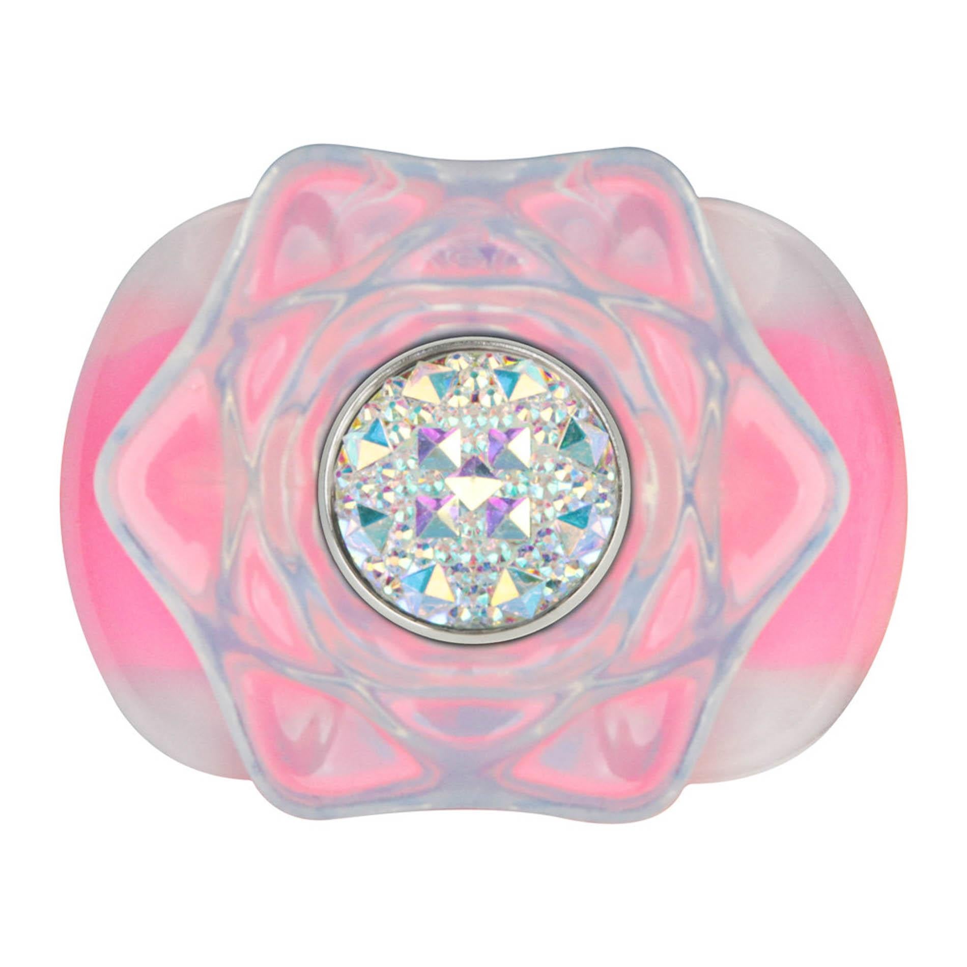 Gemoria Silicone Butt Plug - Dual Crescent  (Glow-In-The-Dark)