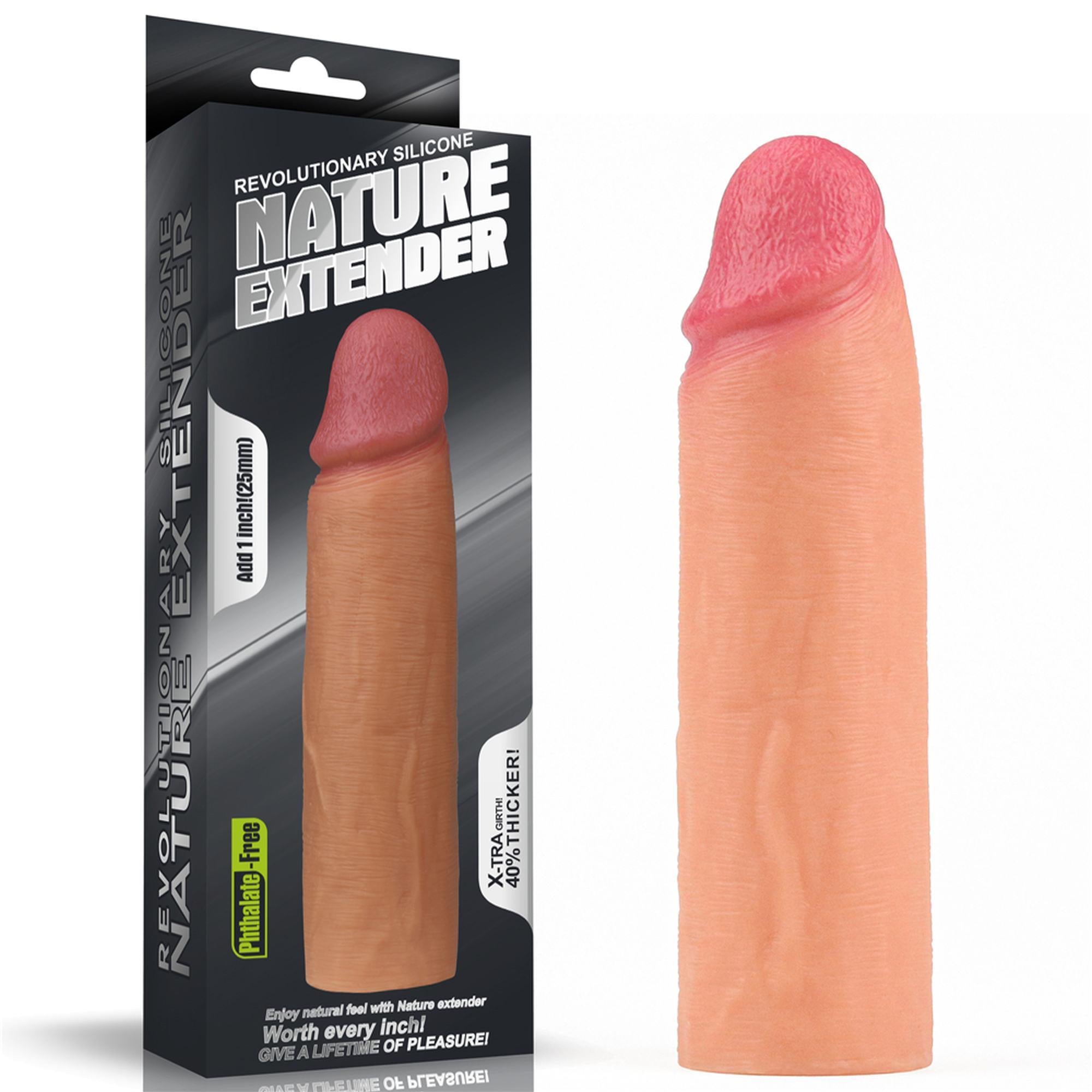 Add 1″ Revolutionary Silicone Nature Extender