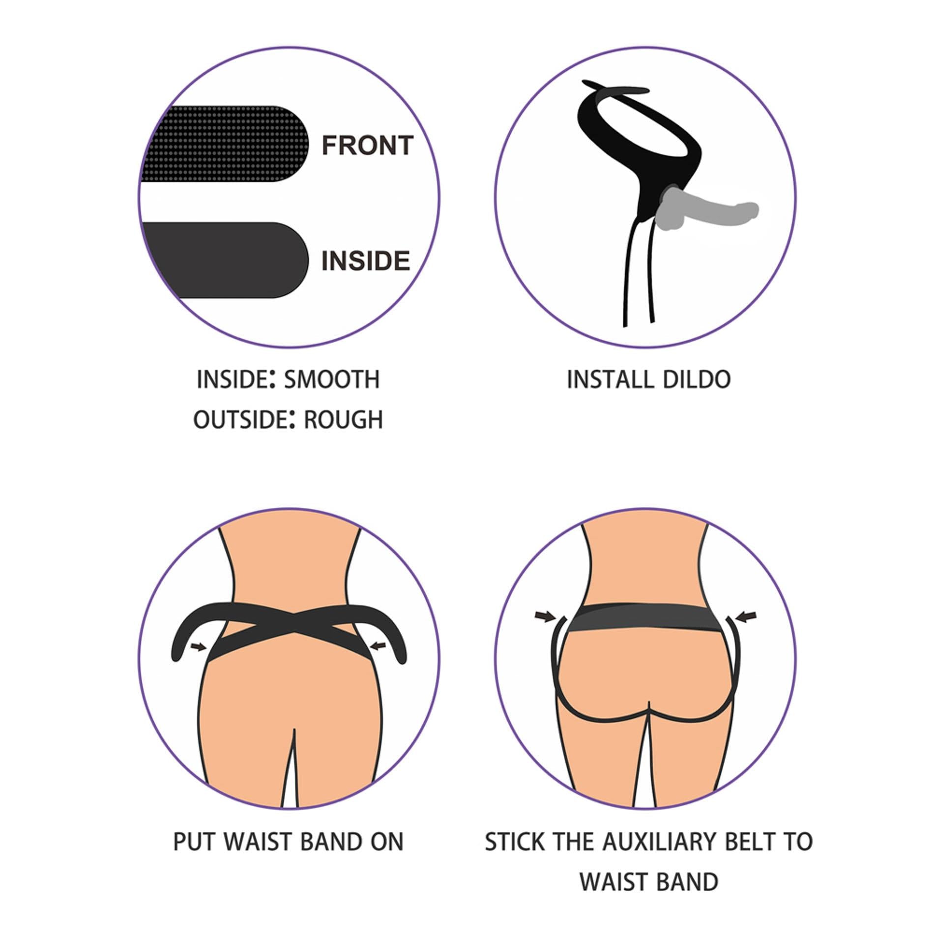 Easy Strapon Set Noir