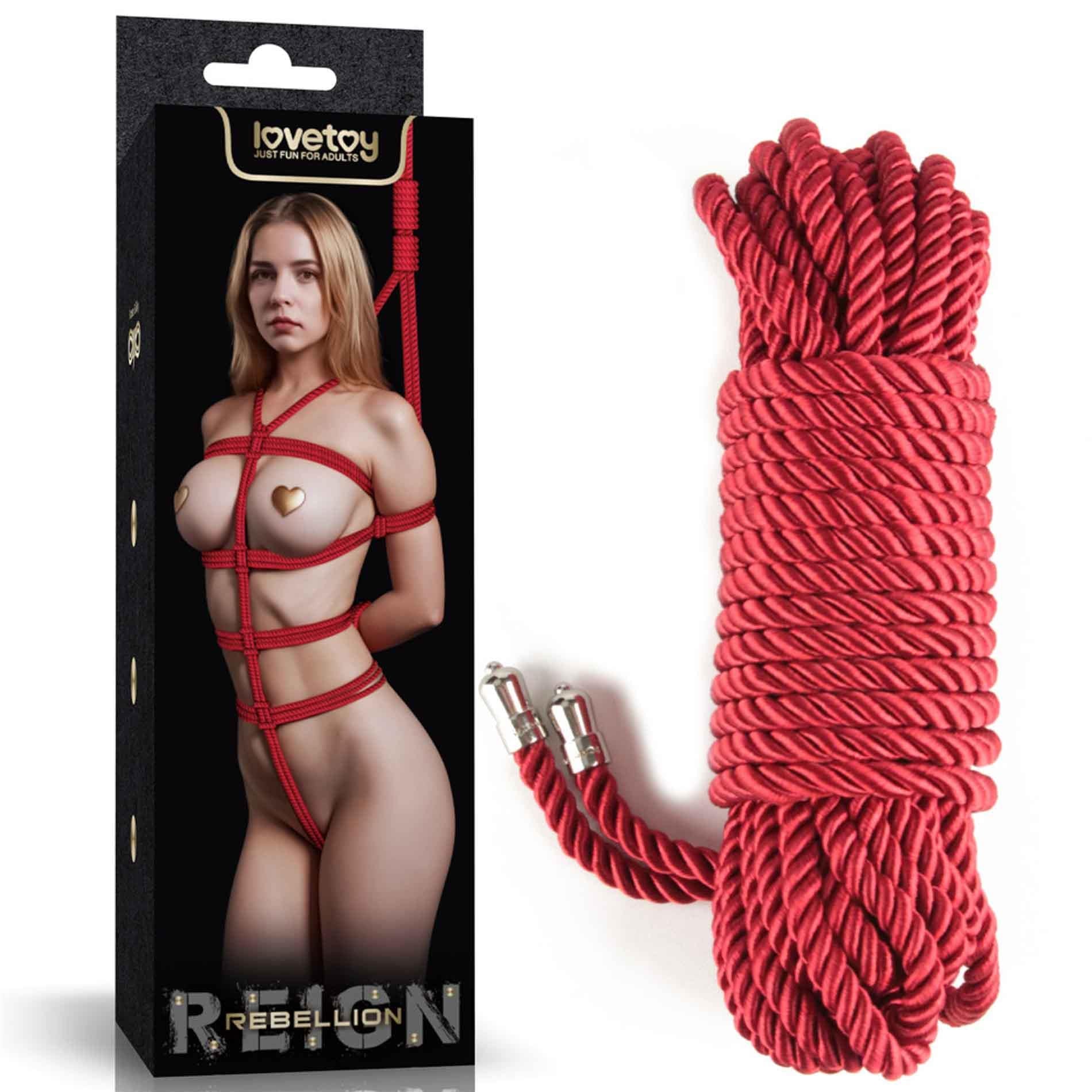 Corde de bondage Rebellion Reign Crimson Silky