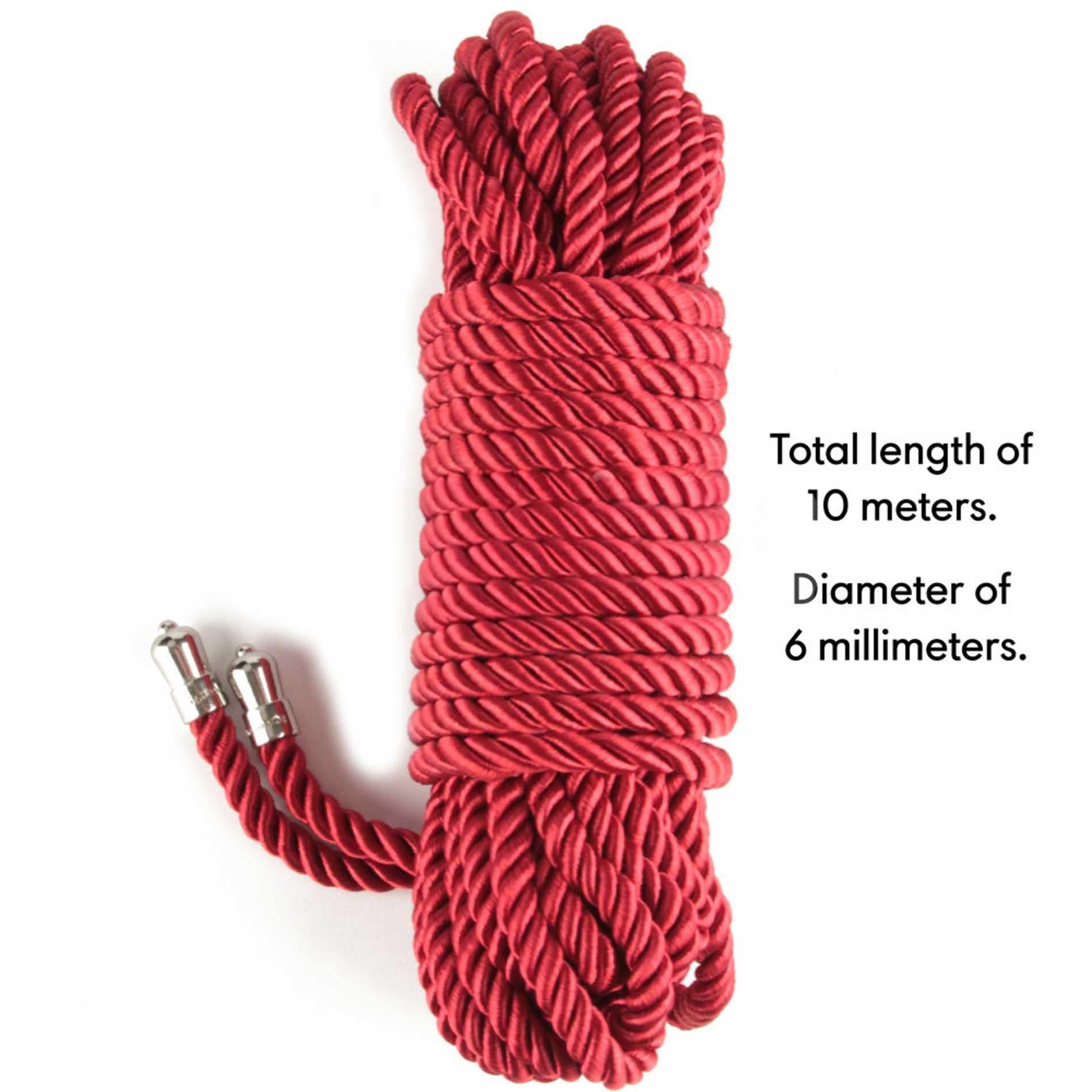 Corde de bondage Rebellion Reign Crimson Silky