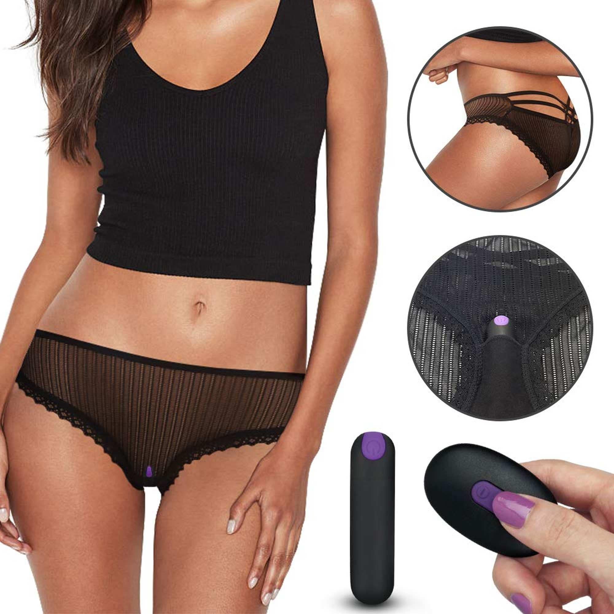 IJOY Culotte vibrante rechargeable avec télécommande