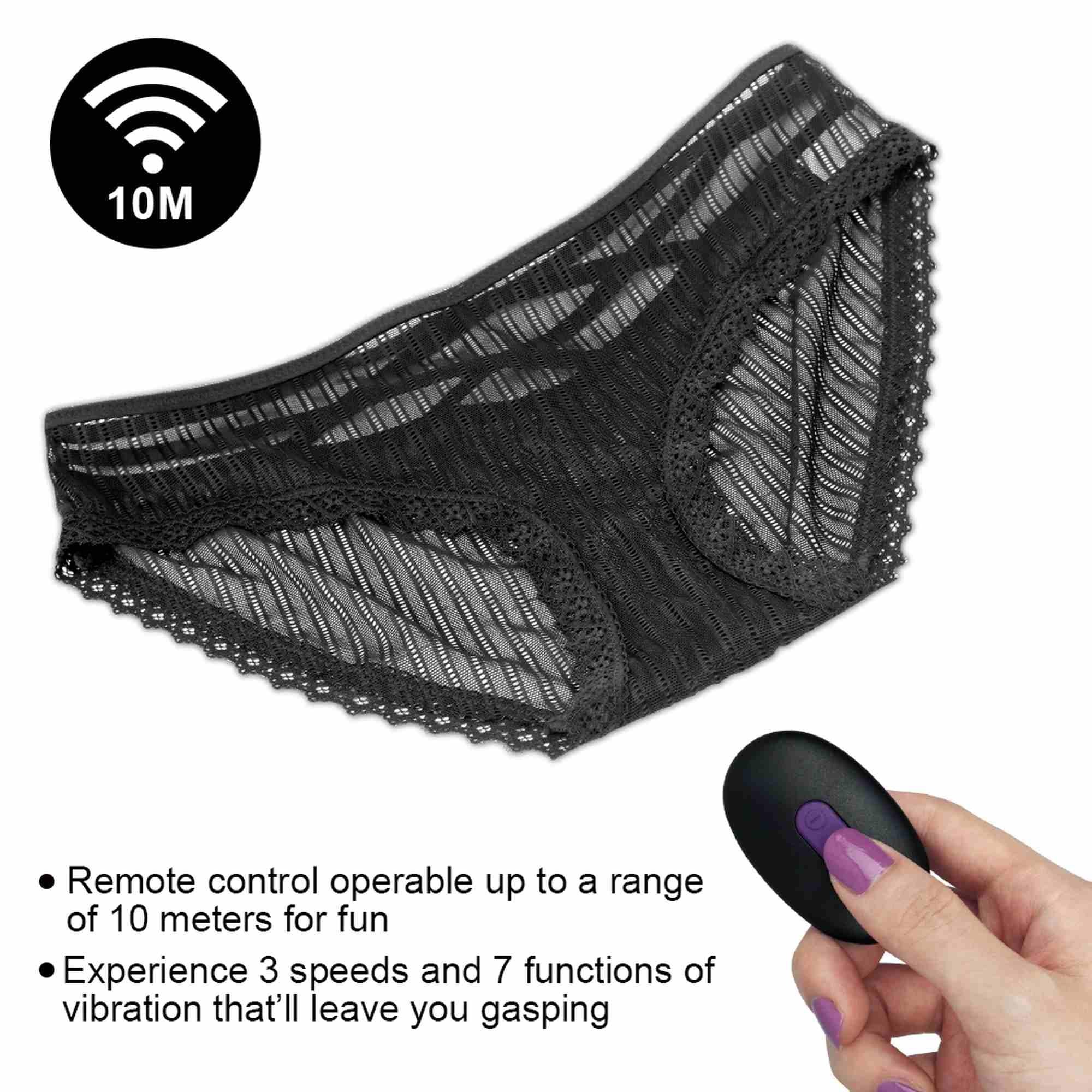 IJOY Culotte vibrante rechargeable avec télécommande