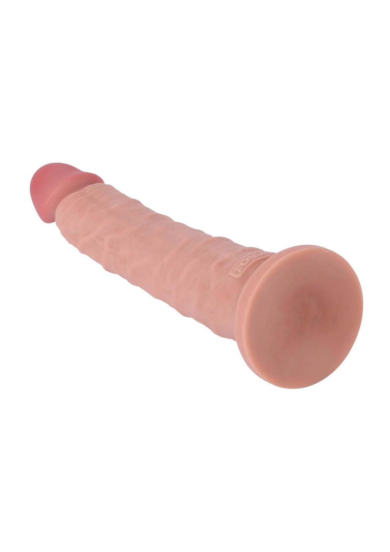 Dong double densité de luxe 7 pouces, couleur chair claire