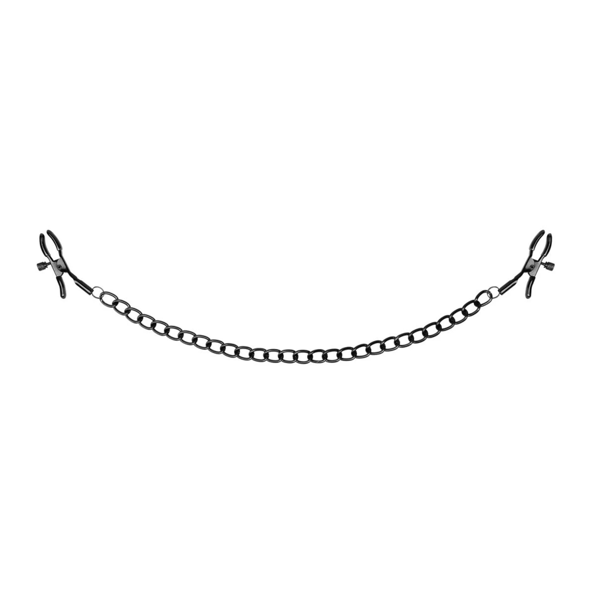 Bedroom Fantasies - Nipple Clamps
with Chain Black
