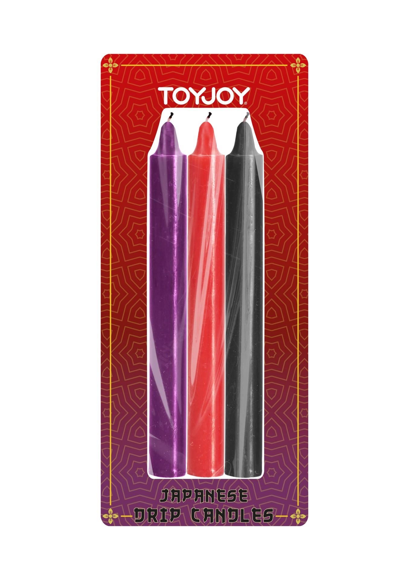 Bougies japonaises multicolores en forme de goutte