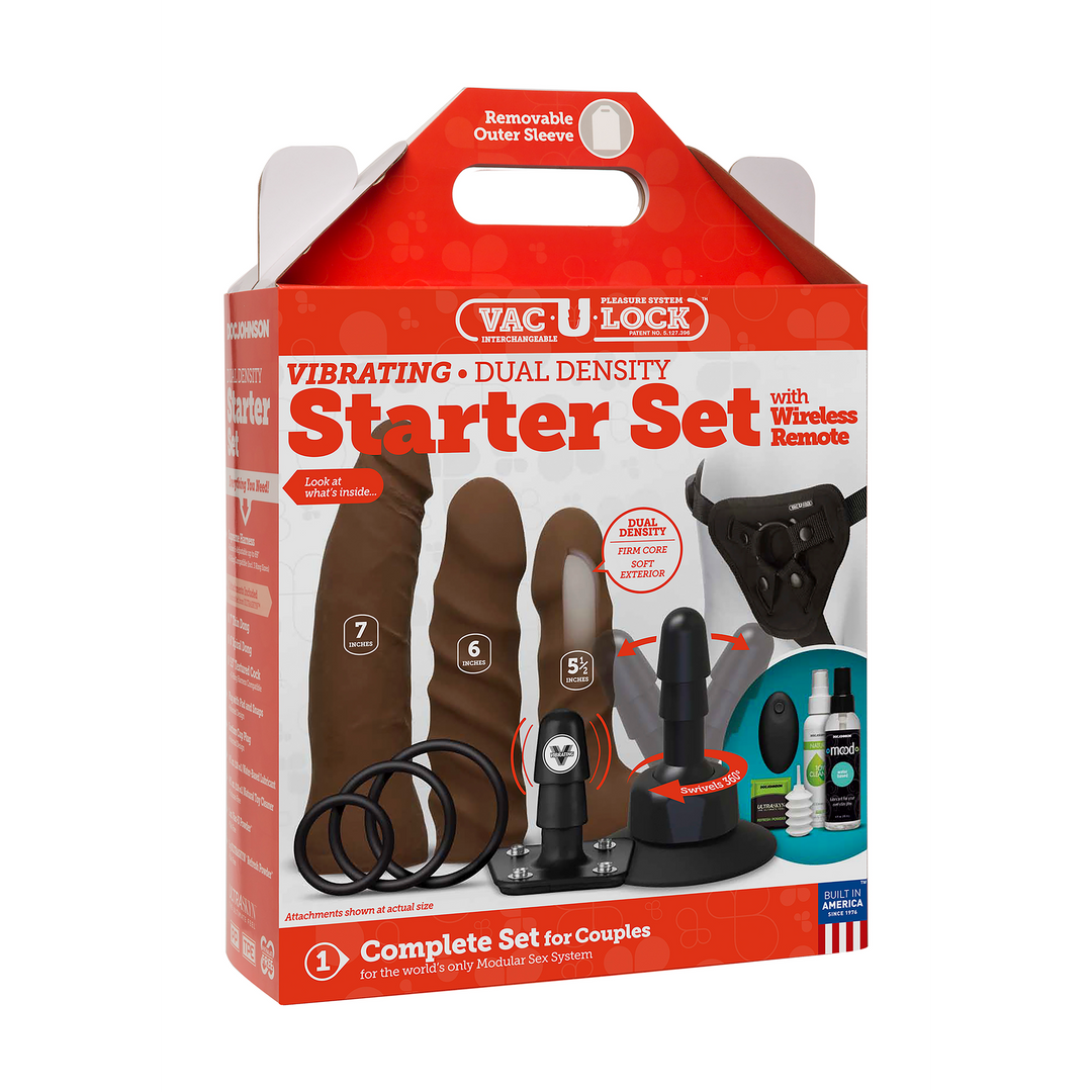 Set de Jouets Double Densité ULTRASKYN Vibrants + Télécommande