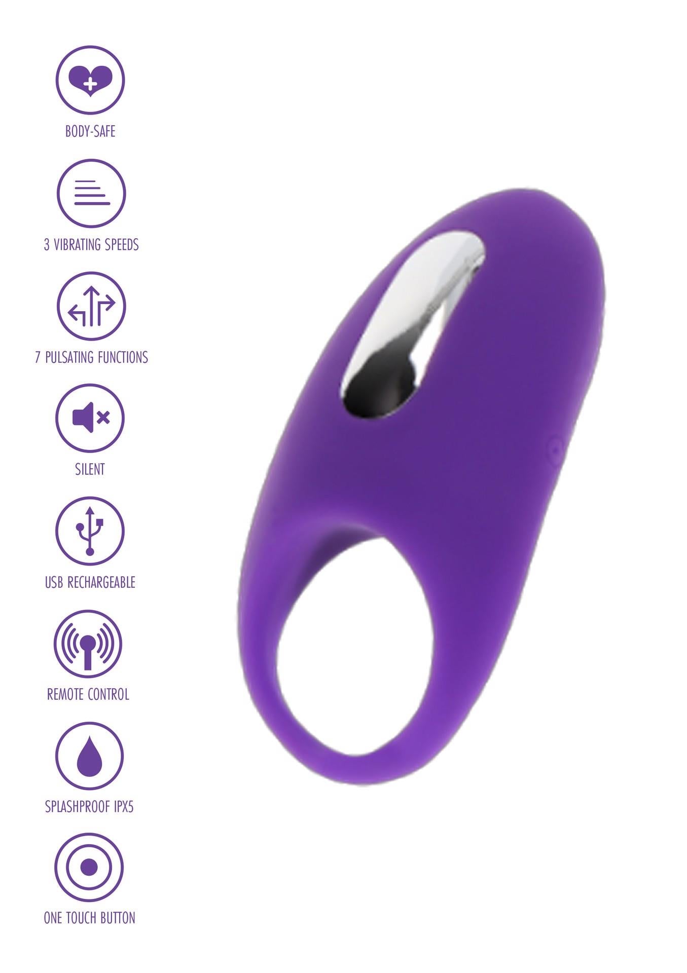 Anneau de Pénis Tease & Arouse violet