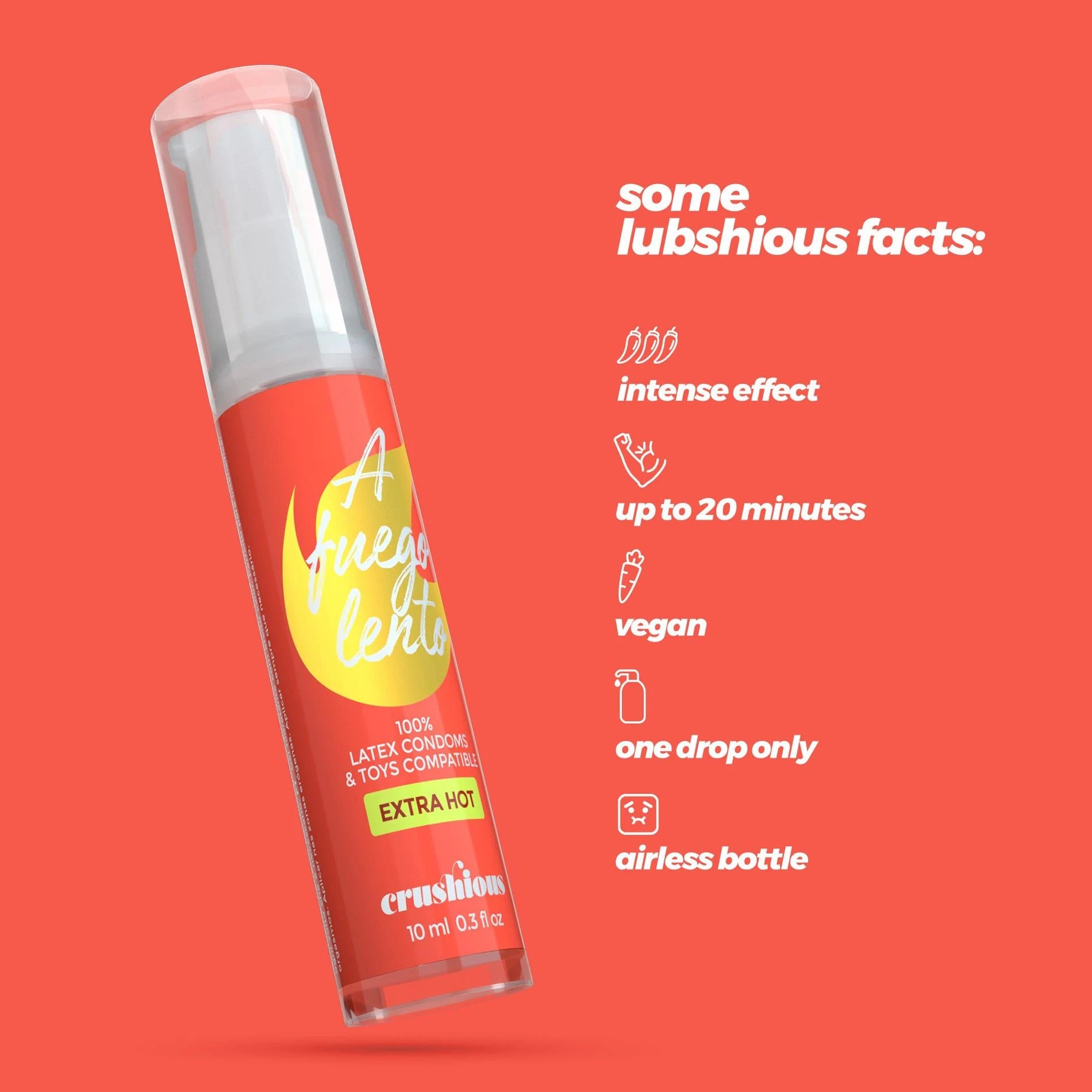 A Fuego Lento - Warming Lubricant - 0.3 fl oz / 10 ml