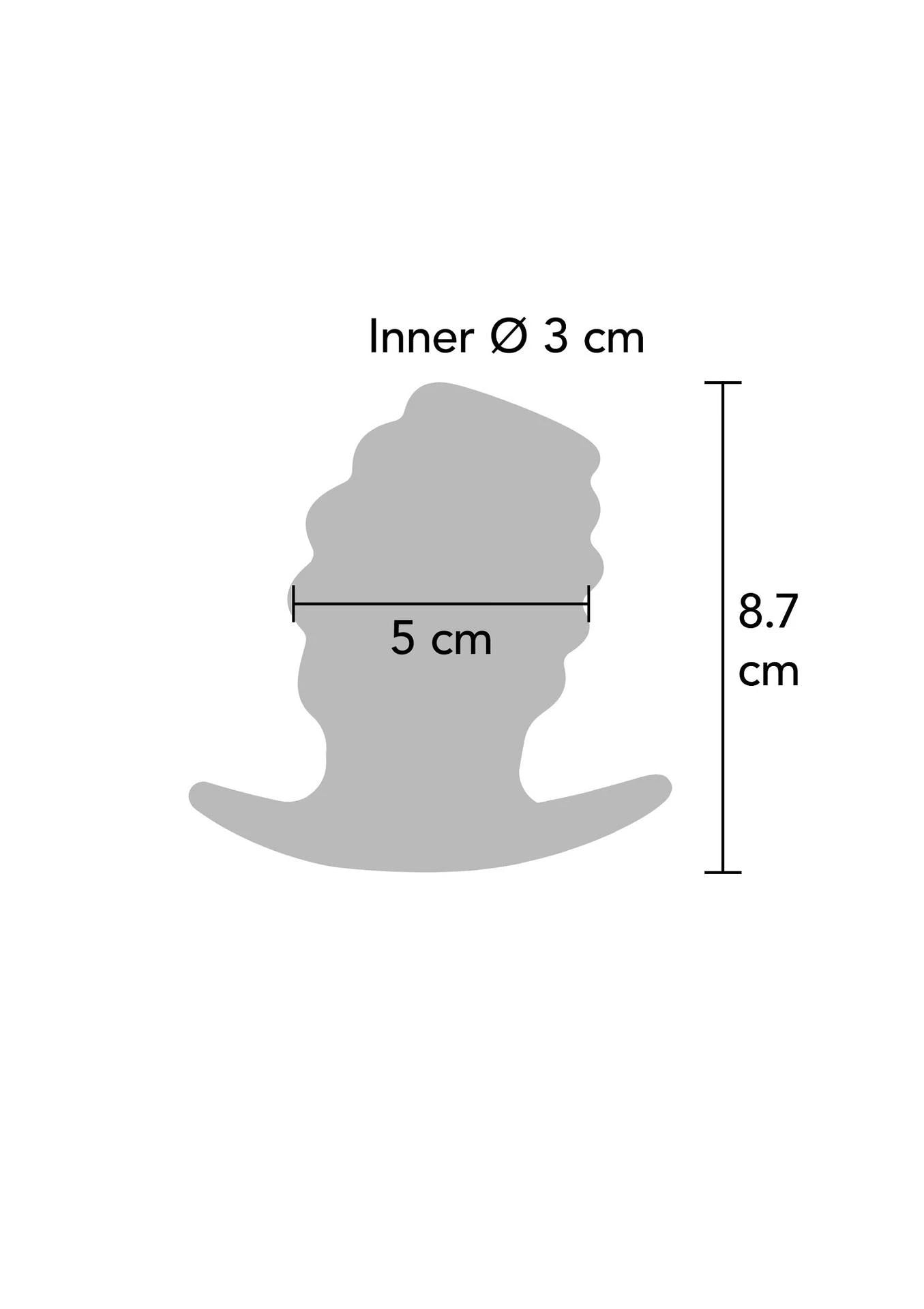 Intruder Open Plug M Black