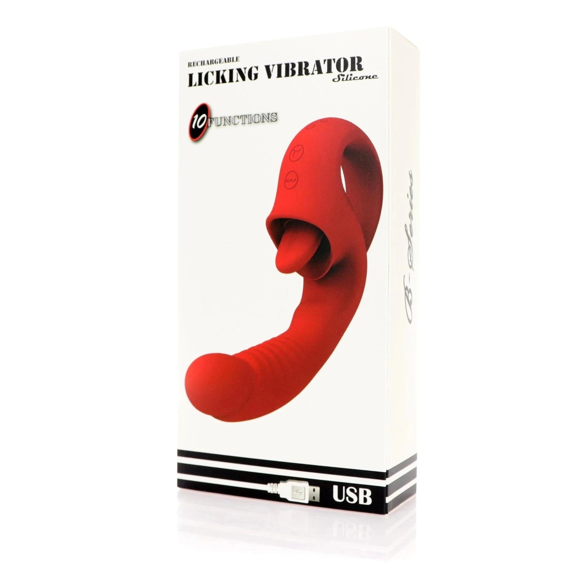 Wibrator - Rechargeable Licking Vibrator USB 10 Functions