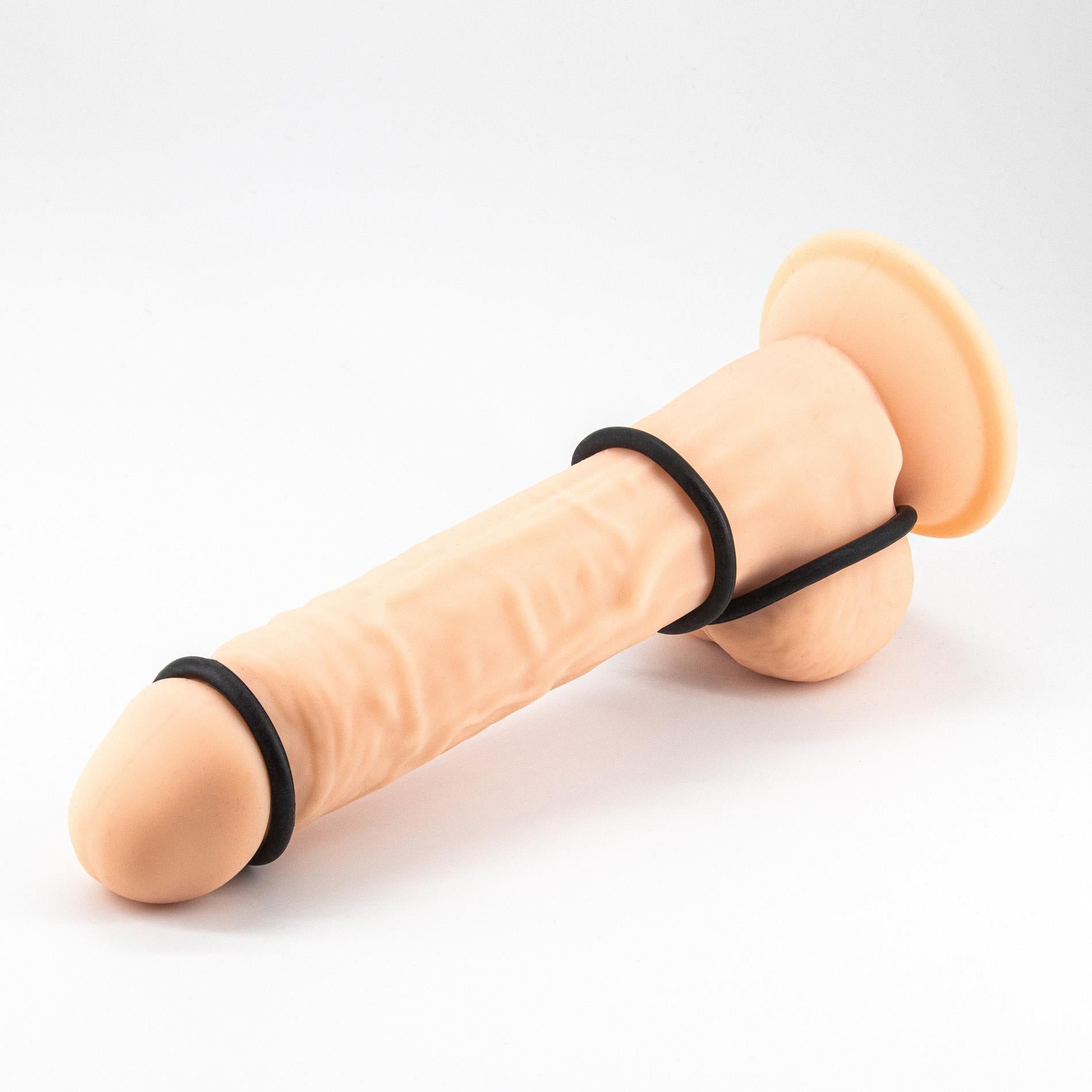Daltons - Silicone Cockring Set - Black