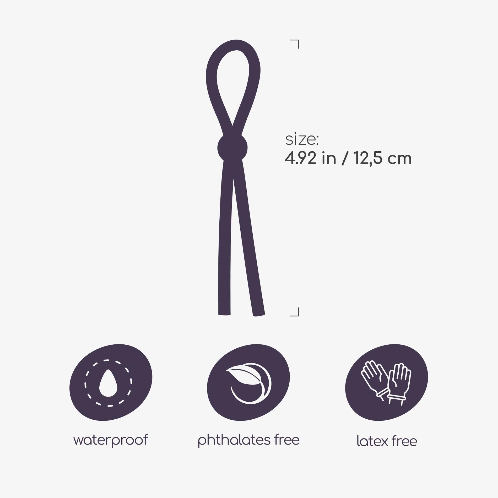 Daltons - Silicone Cockring Set - Black