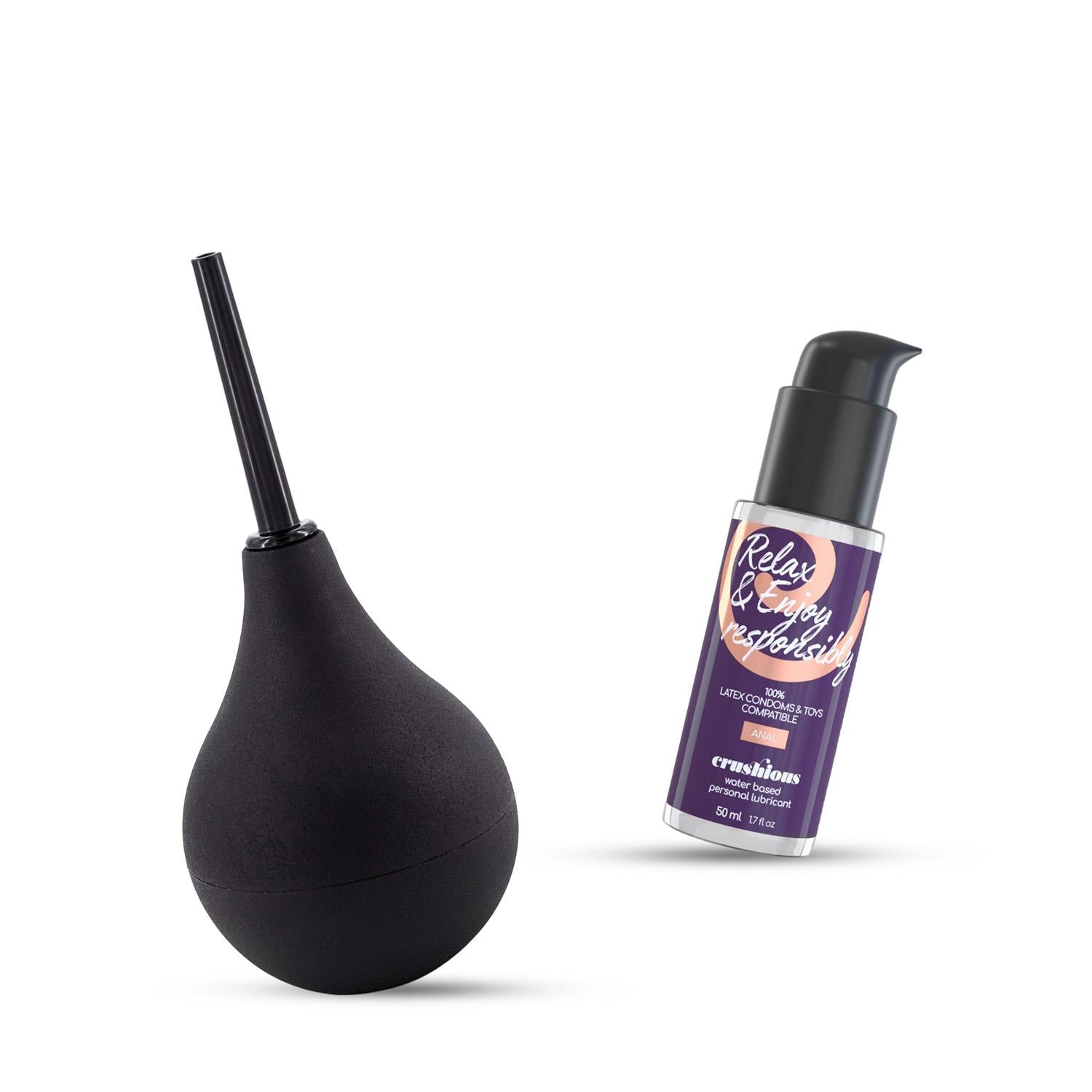 CRUSHIOUS DOUCHE & GO ANAL DOUCHE 90ML WITH ANAL LUBRICANT 50ML