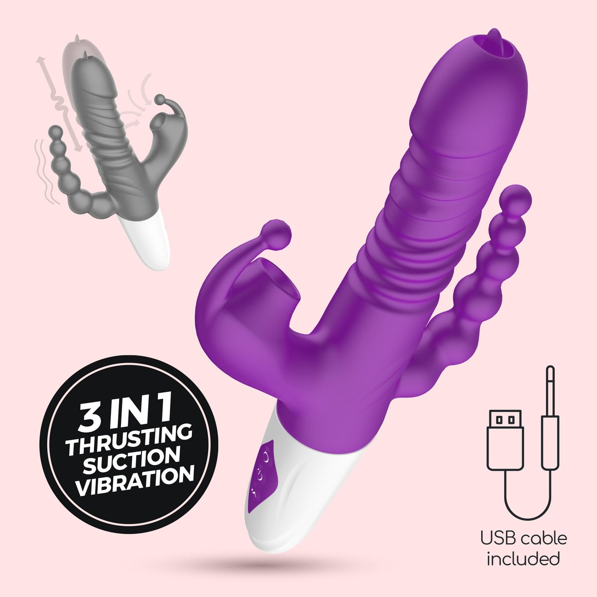 VIBRATEUR TOUT-EN-UN CRUSHIOUS WRANGLER