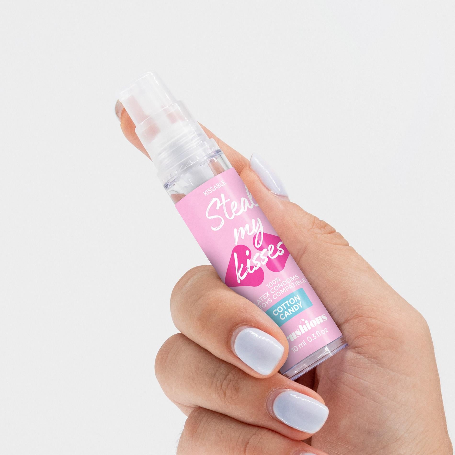 Steal My Kisses - Lubricant - Cotton Candy Flavour - 0.3 fl oz / 10 ml