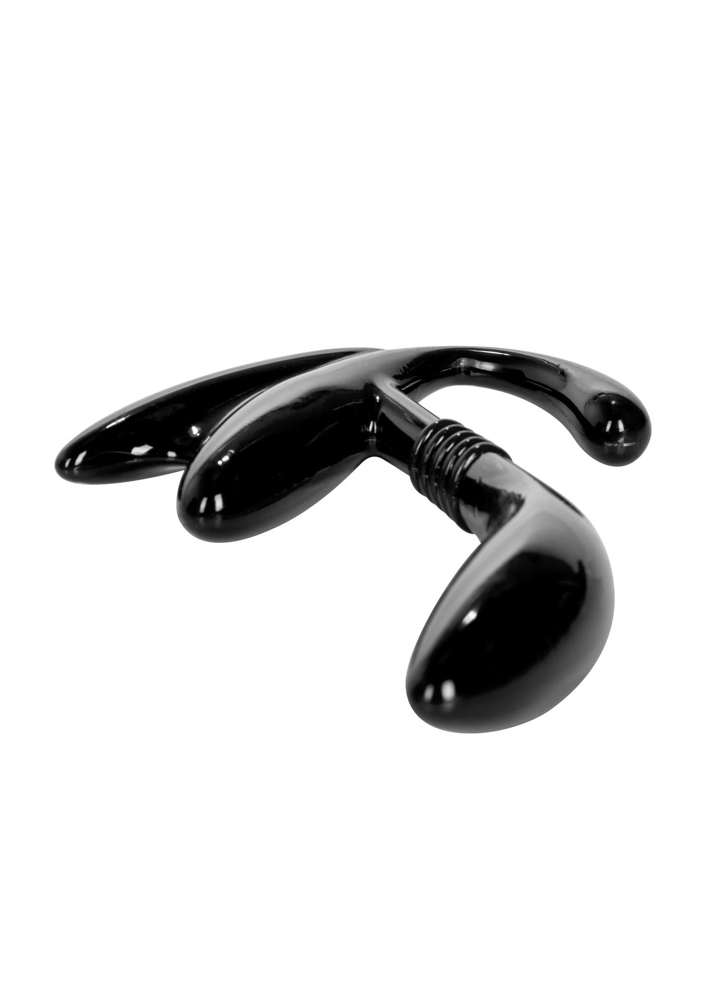 Sonde prostatique incurvée noire