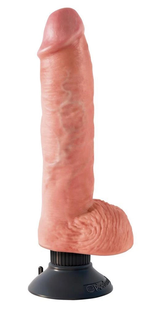 King Cock 10-inch Vibrator w/ Balls