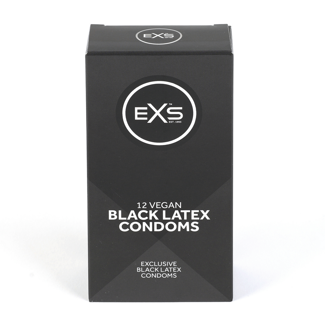 EXS Black Latex - Préservatifs - 12 Pièces
