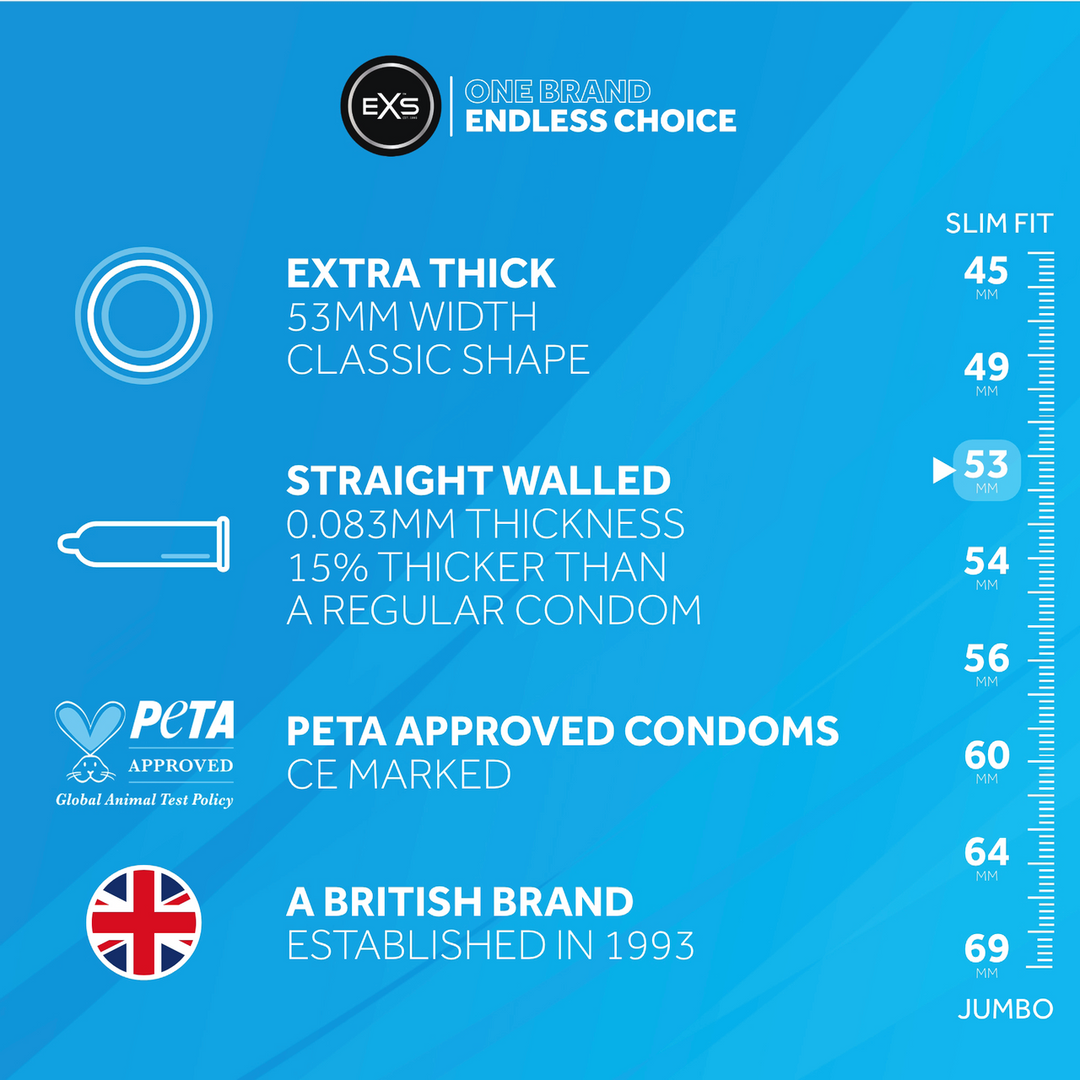 EXS Extra Thick - Condoms - 12 Pieces