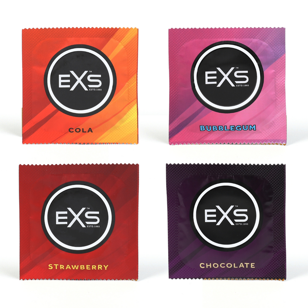 EXS Saveurs Assorties - Préservatifs - 12 Pièces