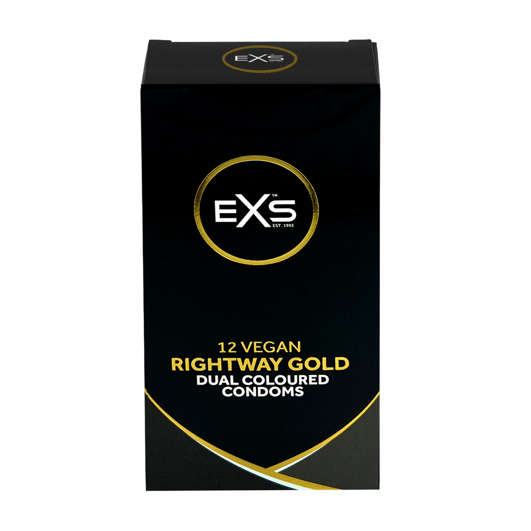EXS Rightway Gold - Préservatifs - 12 Pièces