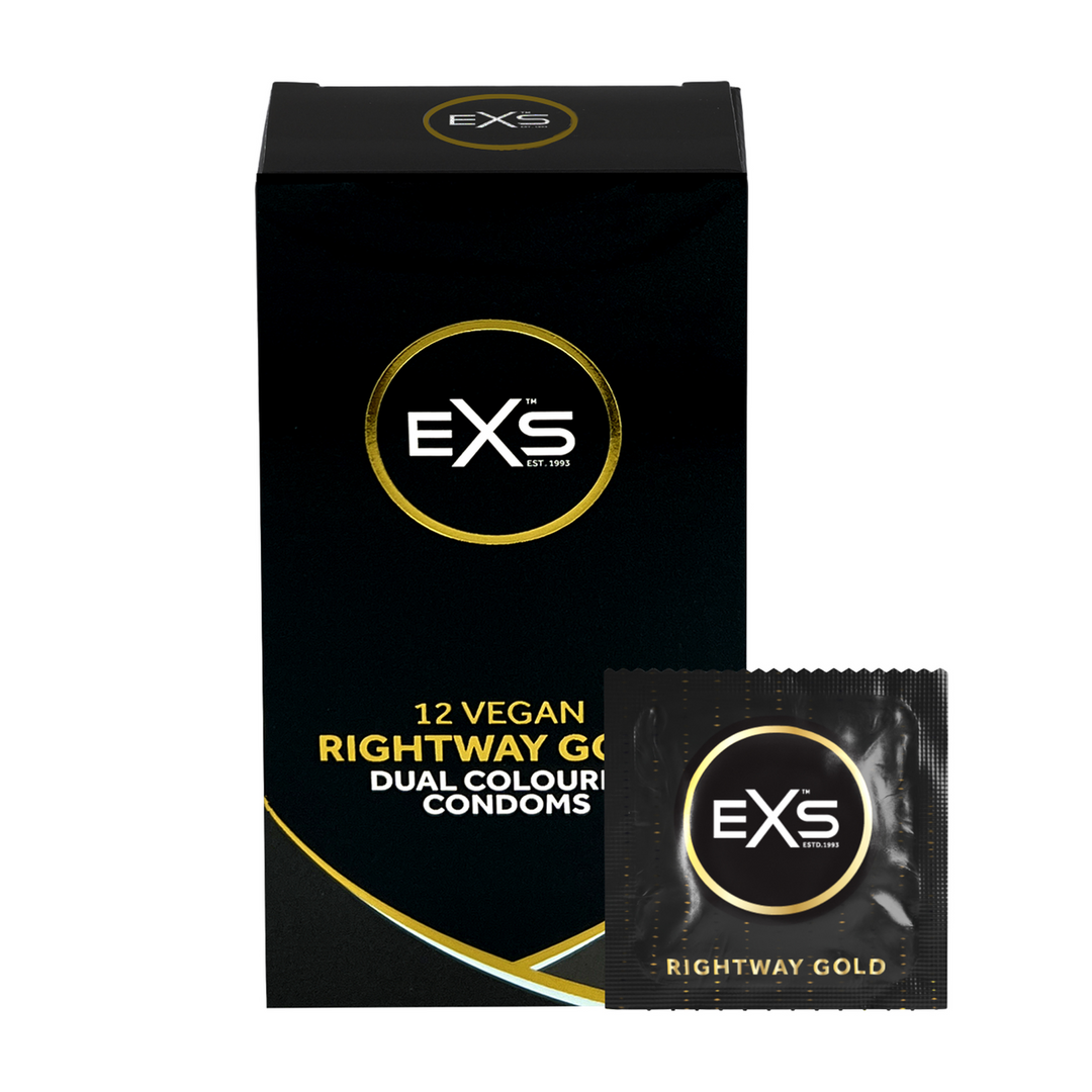 EXS Rightway Gold - Préservatifs - 12 Pièces