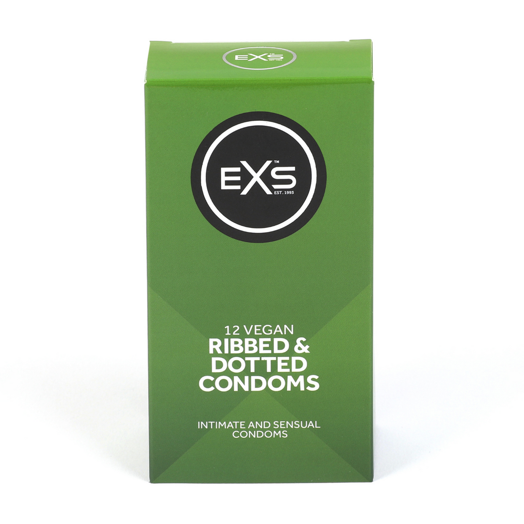 EXS Nervuré et pointillé - Préservatifs - 12 Pièces