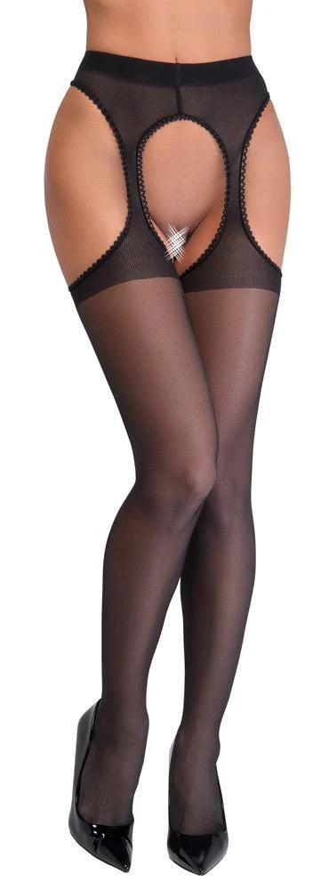 Bas autofixants noirs 5