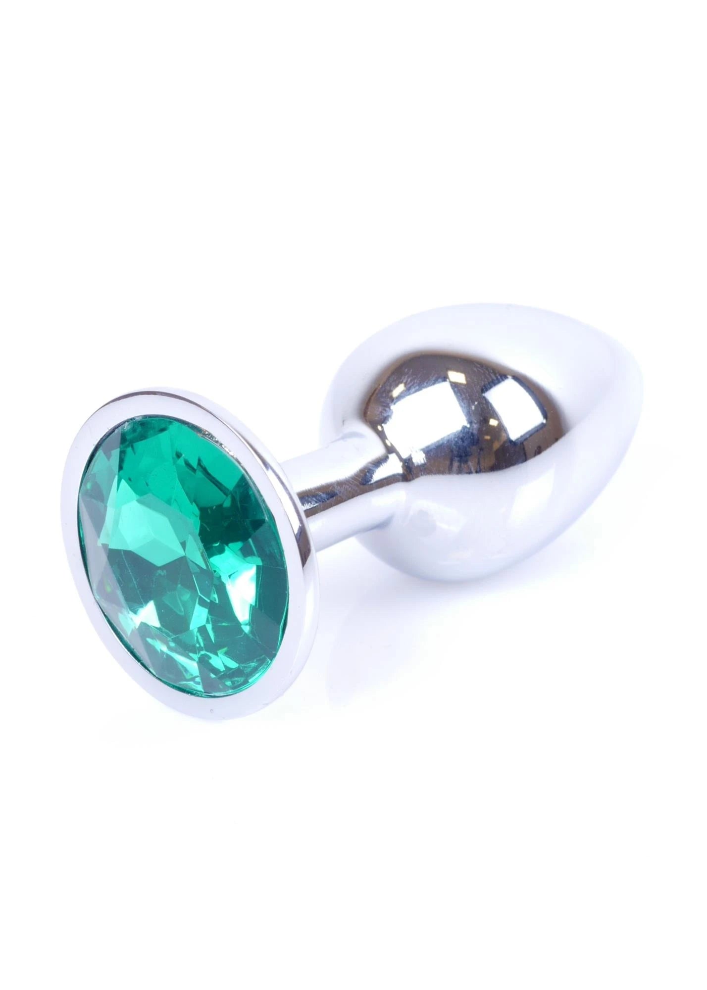 Plug-Bijoux Argent PLUG- Vert