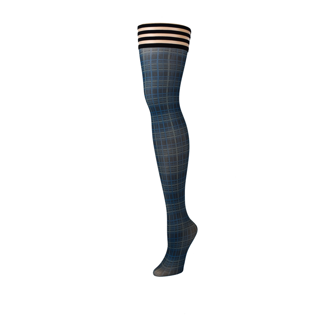 Debbie - Thigh High - D - Bleu
