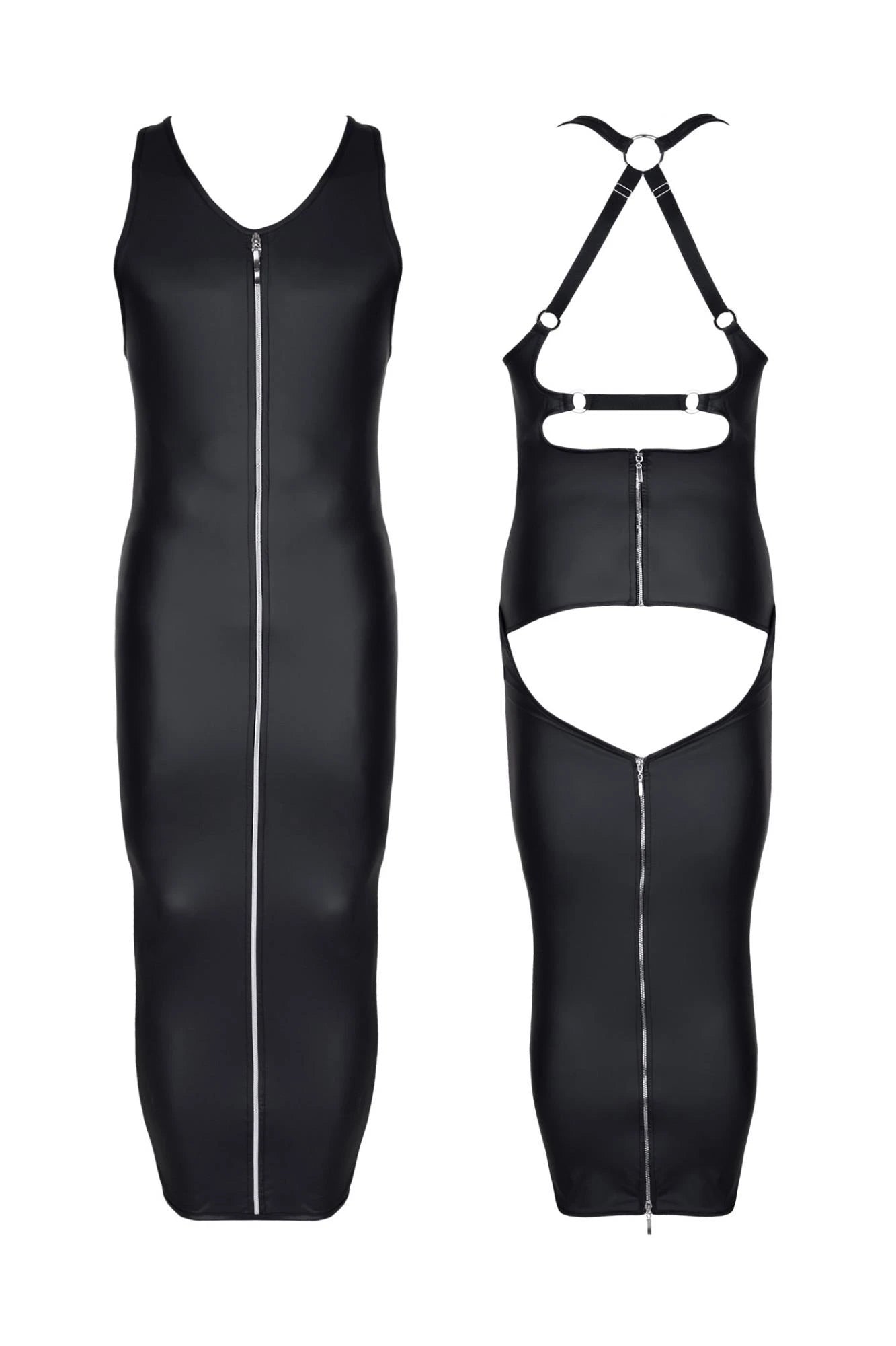 Regnes - CRD005 Robe longue noire M