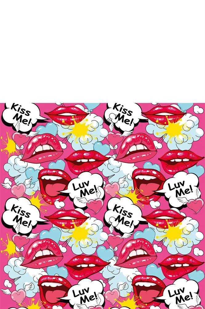 PRINTS CHARMING POP TEASE 5" MINI VIBE KISS ME PINK
