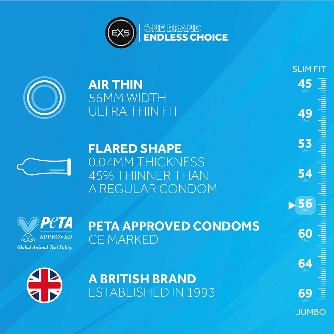EXS Air Thin - Condoms - 144 Pieces
