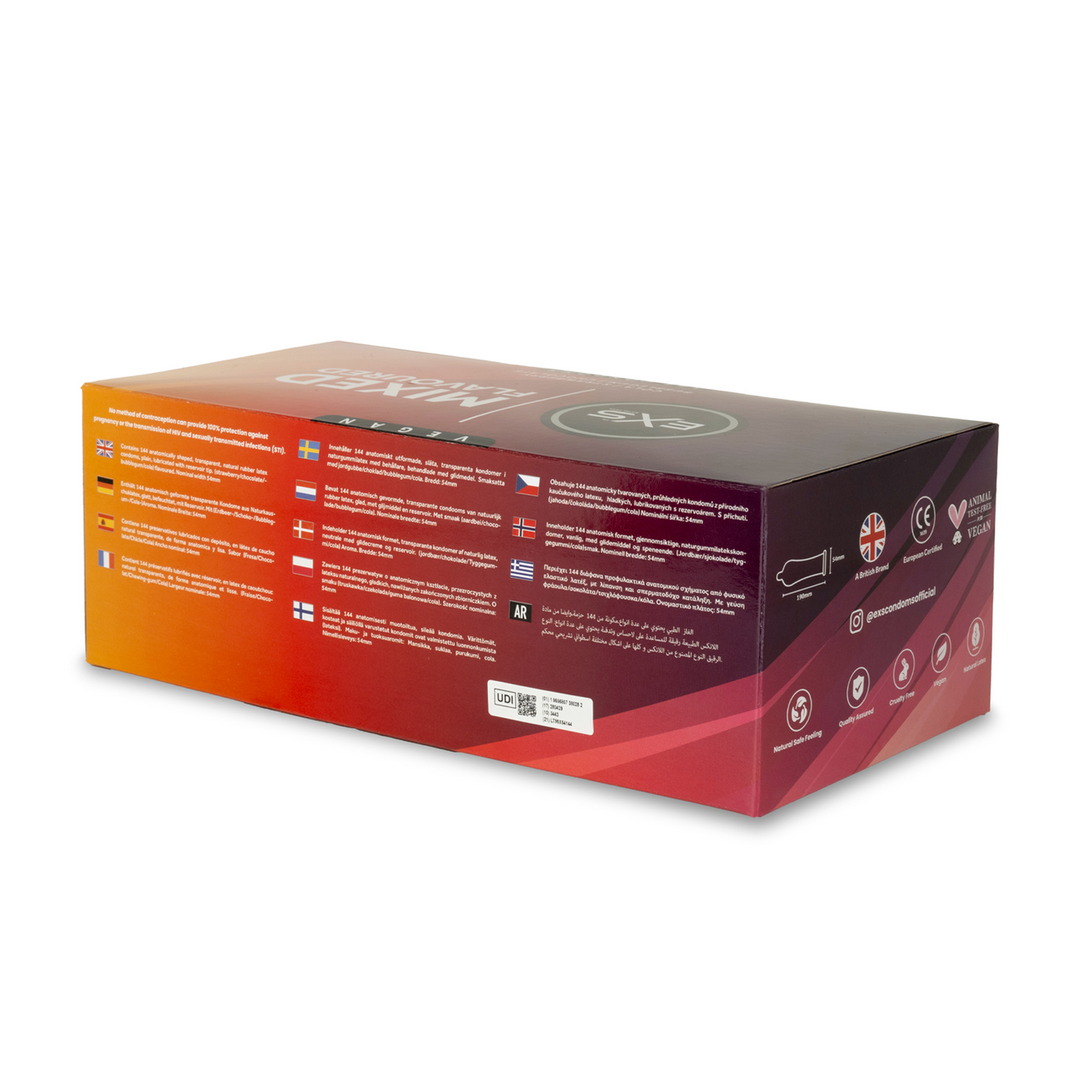 EXS Arômes Mixtes - Préservatifs - 144 Pièces