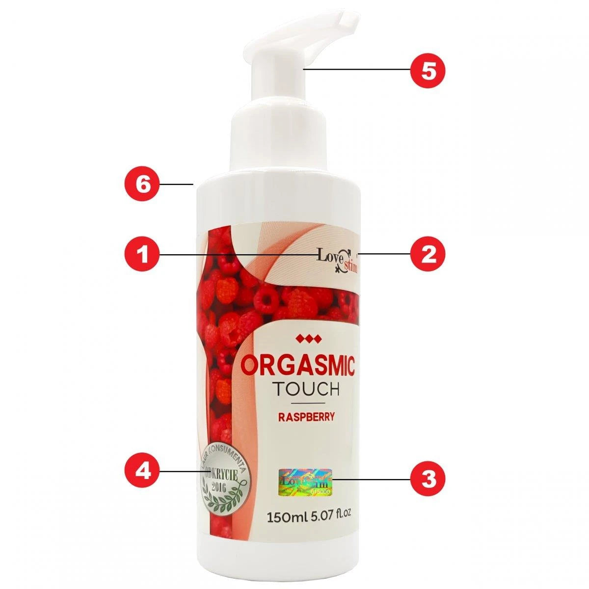 Olejek- ORGASMIC TOUCH RASPBERRY 150 ml