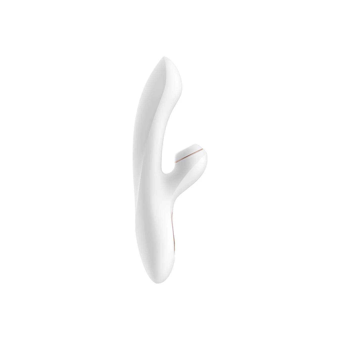 Pro Plus - G-Spot Air Pulse Stimulator and Vibration - White/Rose Gold