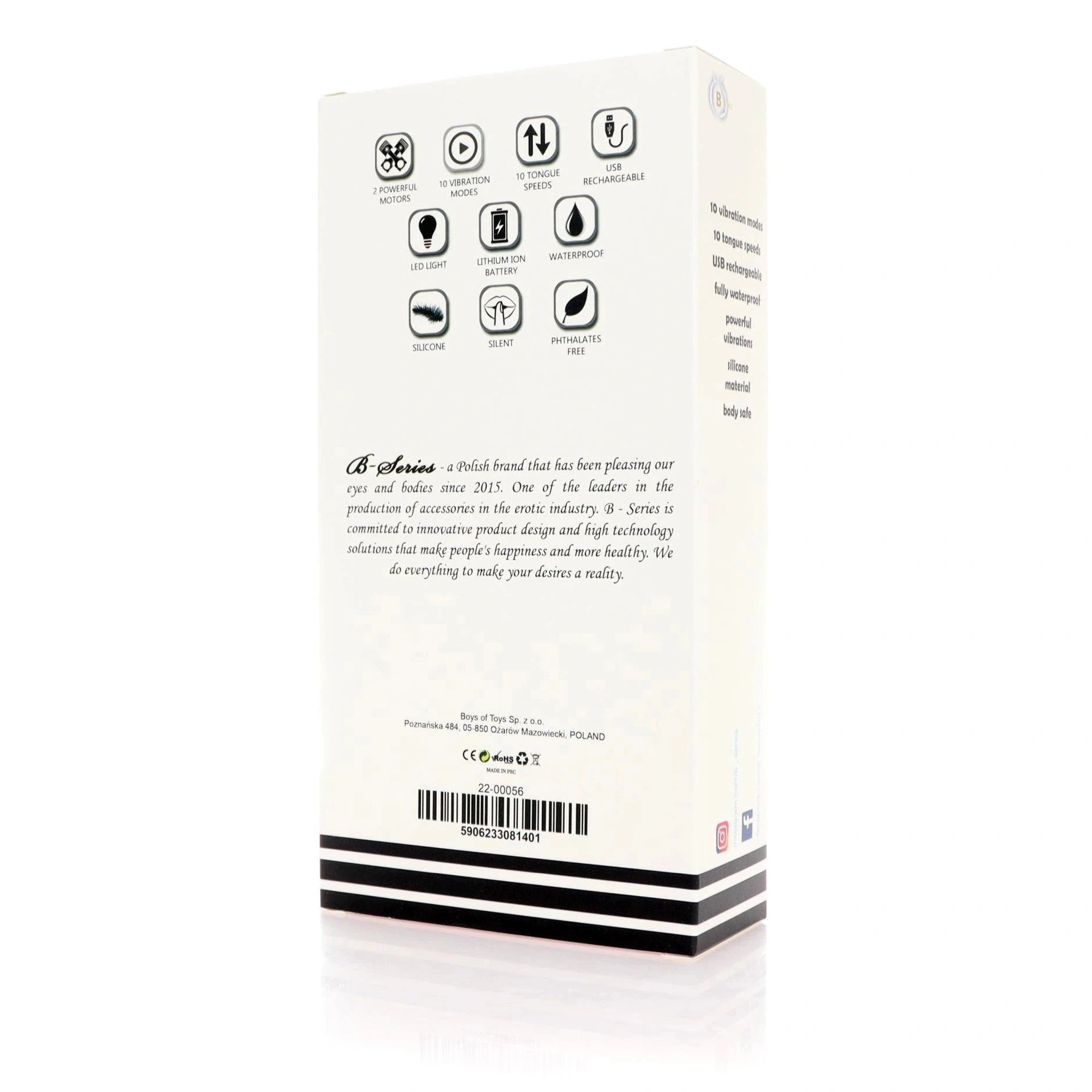 Wibrator - Rechargeable Licking Vibrator USB 10 Functions