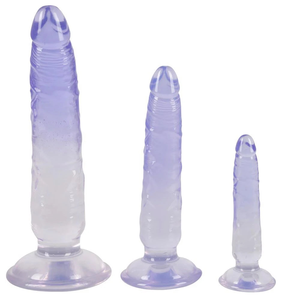 Lot de 3 godemichets naturels