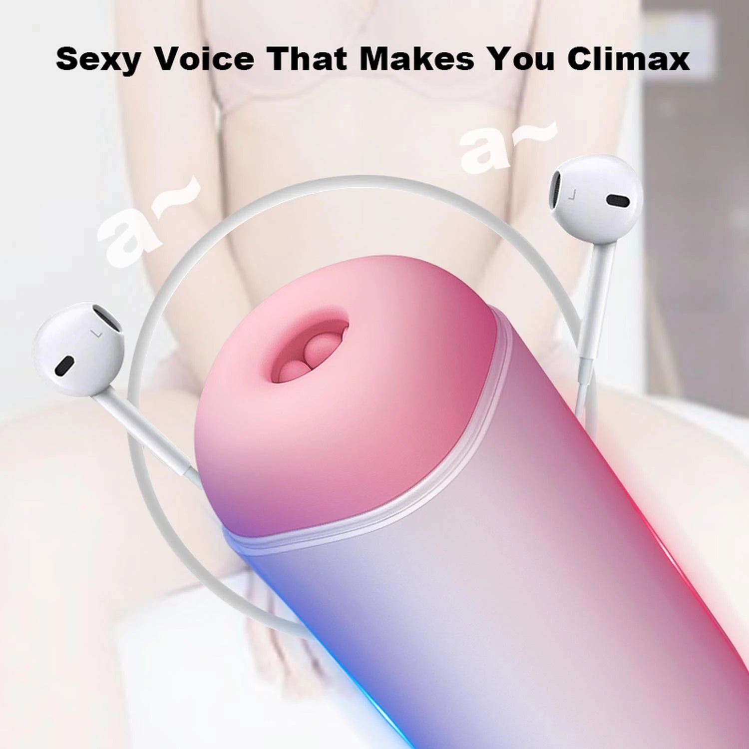 Masturbator- USB Rechargeable, 8 vibration functions
