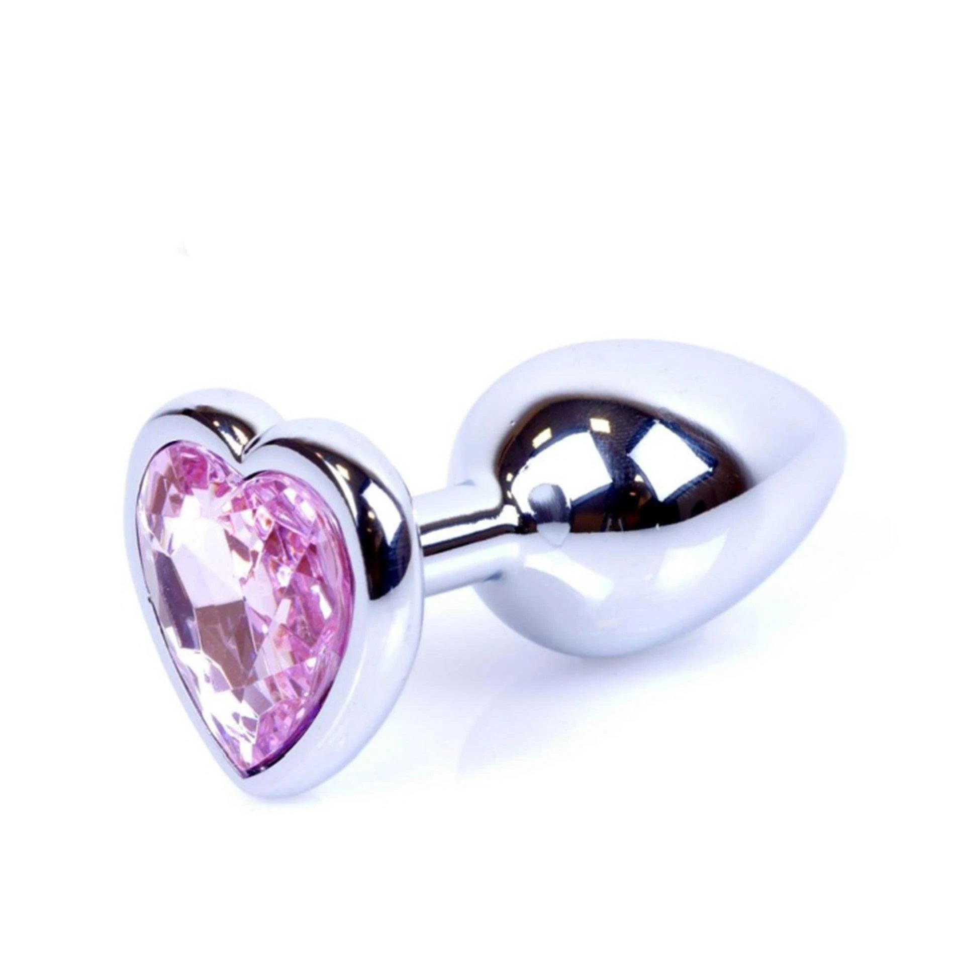 MyLove Toys - Bijoux Coeur PLUG Argent - Rose
