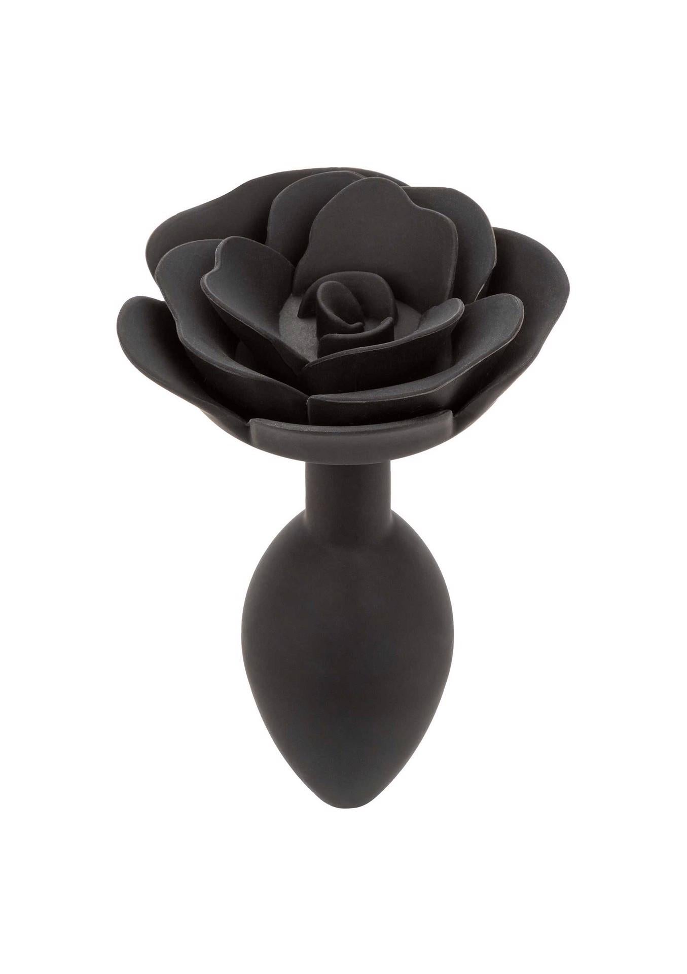 Grand plug anal rose noir