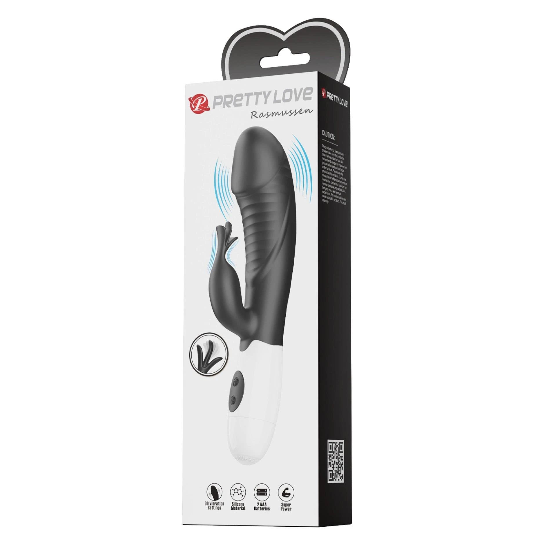 Vibromasseur double Pretty Love Rasmussen (édition noire)