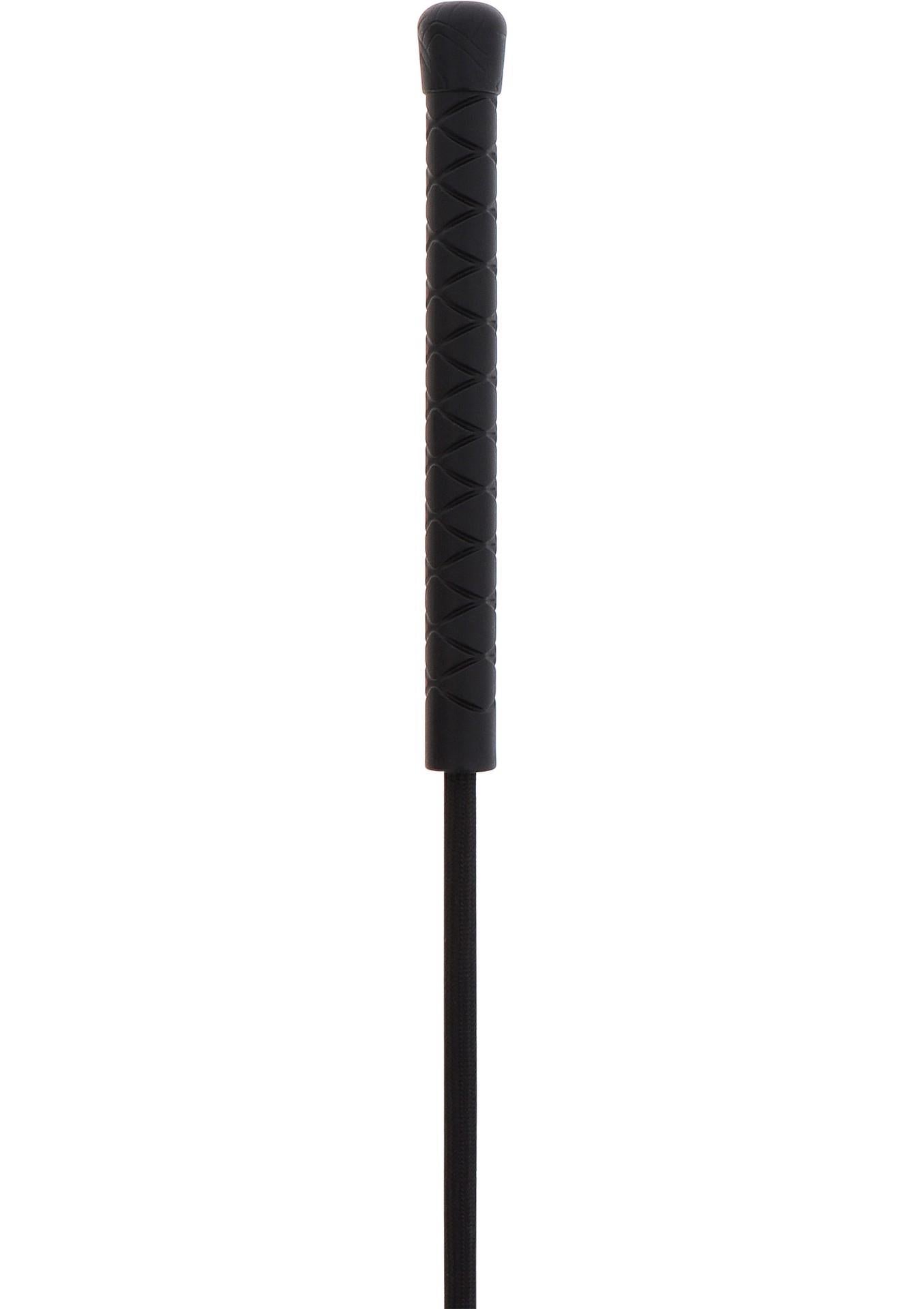 Crop Flapper Whip Black
